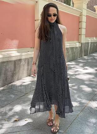 Трендова сукня в горошок як zara