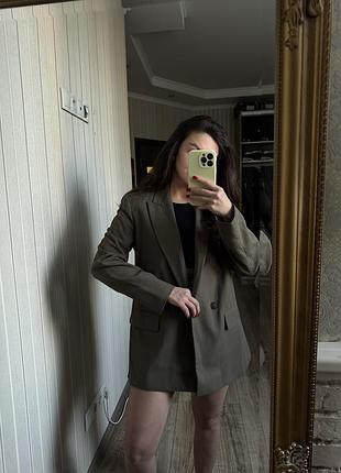 Піджак zara хакі
