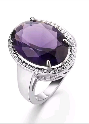 Кольцо кольца с фиолетовым камнем 💜💃🦊💜