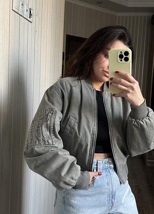 Бомбер zara pull&bear
