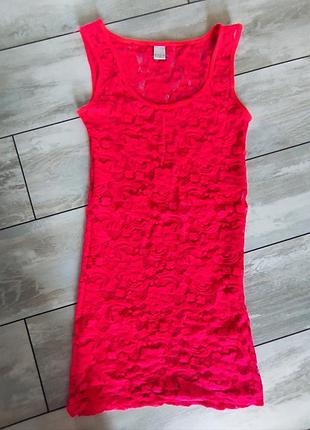 Пляжна мереживна сукня,розмір с