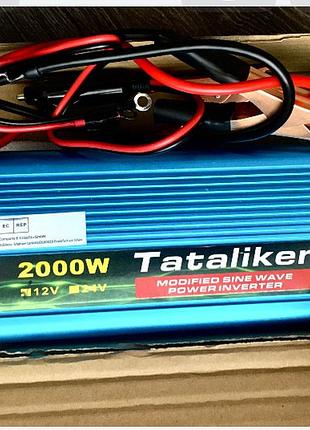 Інвертор живлення tataliken 12в на 220в 2000 вт