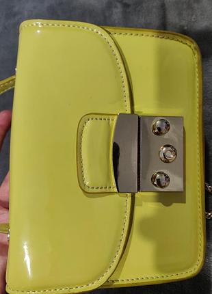 Сумка кросбоді лакована 9