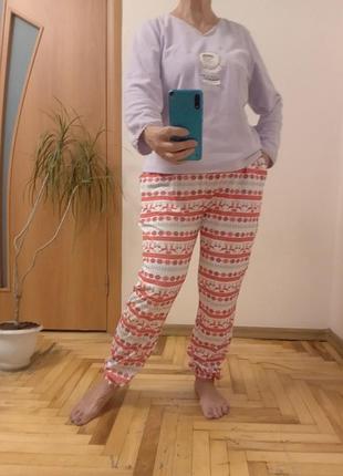Гарна кольорова піжама, костюм для дома і сна розмір 14 -16