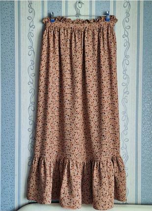 Віскозна довга спідниця river island