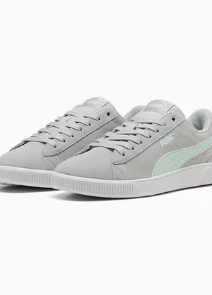 Жіночі кросівки puma vikky v3 оригінал сіро-блакитні розмір us6,5