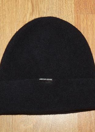 Женская шерстяная шапка 100% wool marc cain