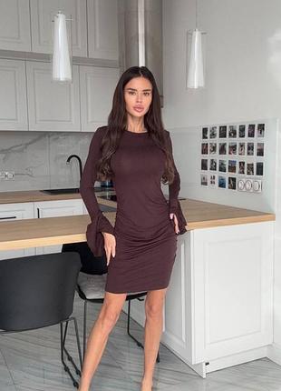 Сукня волани