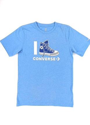🔴 футболка converse с интересным принтом размер s