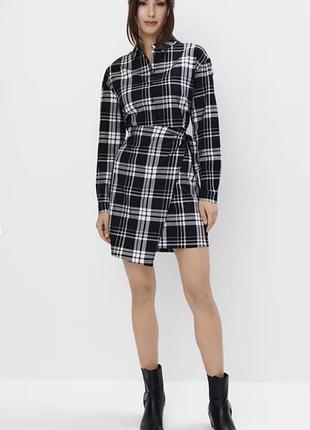 Котонова сукня-сорочка від mohito