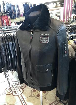 Авіатор!чоловіча дублянка на патент aeronautica