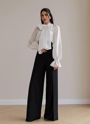 4 цвета! женские асимметричные брюки палаццо на высокой посадке, классические брюки, костюмные, высокая талия, базовые, деловые, широкие