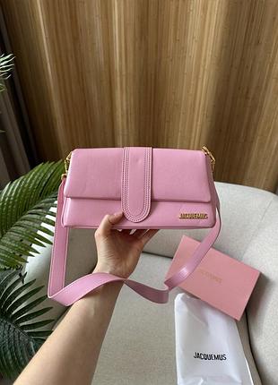 Сумка в рожевому кольорі jacquemus the bambimou pink