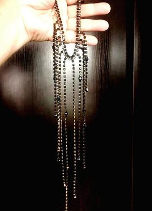 Кольє mohito зі стразами-водоспад 5