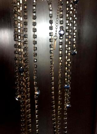 Кольє mohito зі стразами-водоспад 9