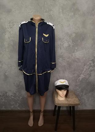 Карнавальный костюм платья платье морячка шляпа фуражка кашкет хеловин геловин косплей маскарад