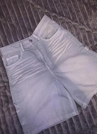 Шорти блакитні джинсові cropp