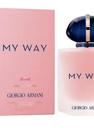 Парфумована вода для жінок giorgio armani my way floral eau de parfum 90 ml