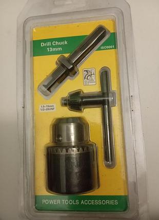 Патрон для дрели (1.5-13мм) с ключом