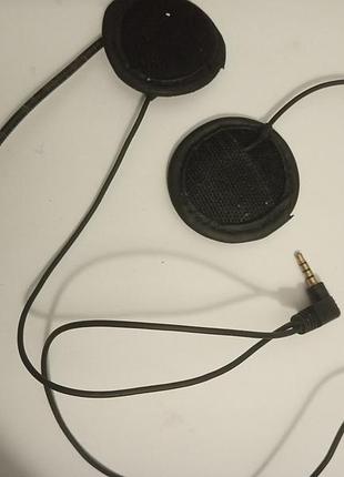 Наушники с микрофоном 3.5мм штекер с липучками