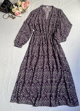 Сукня міді в геометричний принт від finery