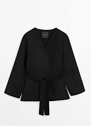 Пальто укороченное massimo dutti 4
