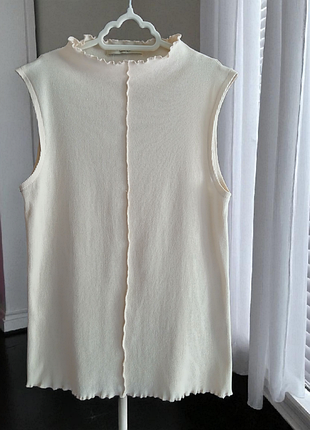 Базова майка, топ в рубчик, гольф без рукавів george