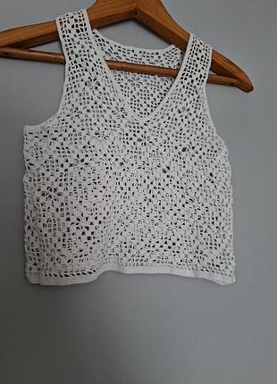 Вязаный топ