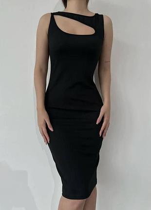 Жіноча сукня до колін🖤