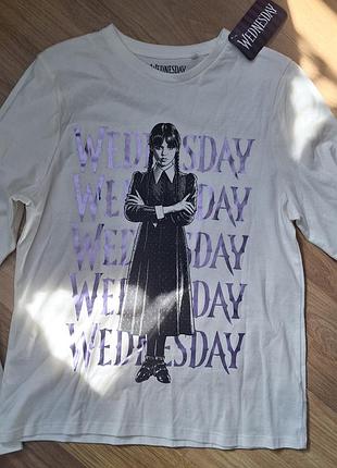 Лонгслів, реглан wednesday, 13-14 років (арт1490)