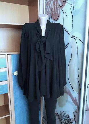 Елегантна стрейчева блуза вільного крою, 50-52-54, італія