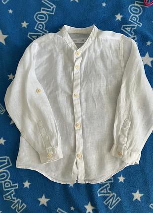 Біла сорочка zara 110 см