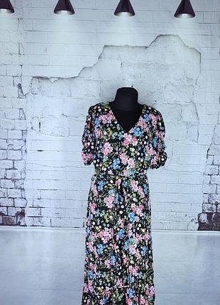 Стильное платье миди вискоза