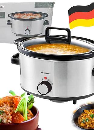 Медленноварка silvercrest ssc6 320 a1 (6 л, 320 вт, керамический горшок, германия)
