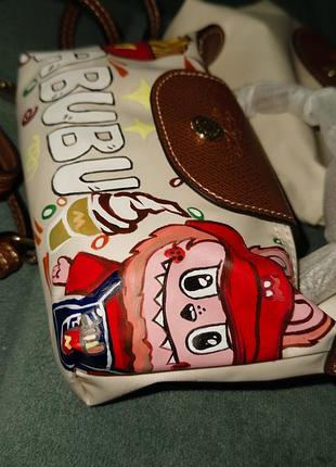 Сумка longchamp labubu limited edition 2025 le pliage