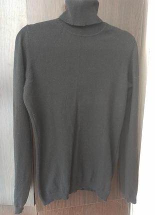 Гольф шерстяной, натуральный,кофта под шею