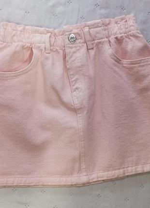 Стильная джинсовая юбка для девочки в идеальном состоянии