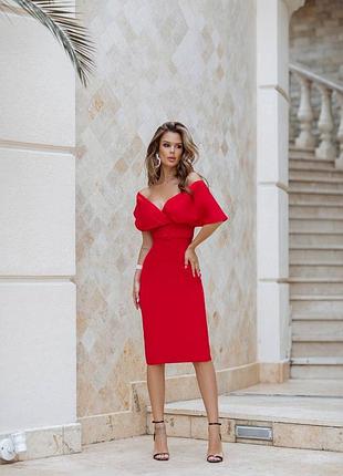 Платье женское длина миди