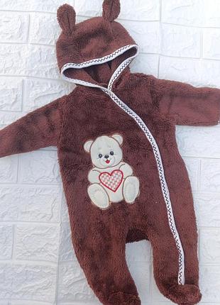 Комбинезон человечек мишка