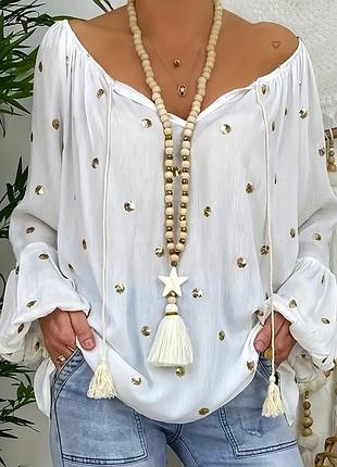 Белая воздушная блуза. прозрачная рубашка