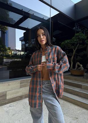 Сорочка в клітинку🤍