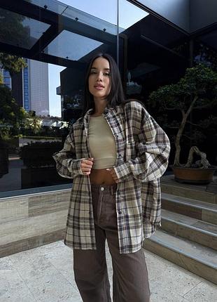 Сорочка в клітинку🤍