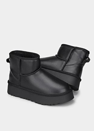 Черевики угг шкіряні braska