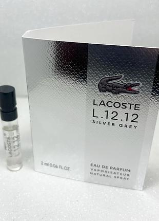 Lacoste silver grey l.12.12 парфумована вода