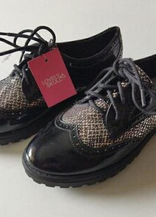 Лакированные туфли lovely skull 32р.