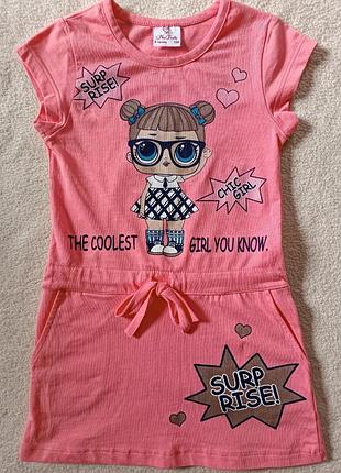 Низька ціна! плаття. нове. сукня. платтячко трикотажне. сарафан. сукенка. 4 р. 110 см