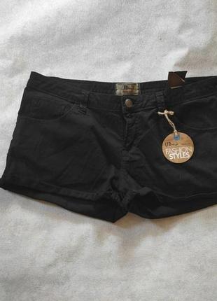 Черные джинсовые шорты  ltb