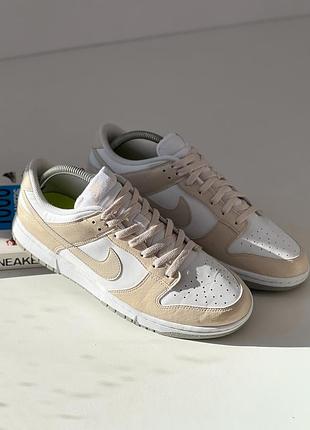 Кросівки nike dunk low next nature white cream