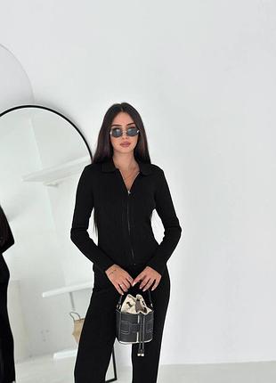 Трендовий трикотажний костюм в стилі олдмані