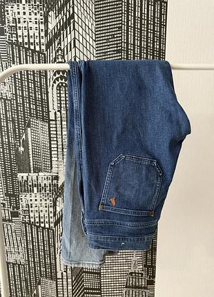 Джинси з градієнтом mih jeans high rise skinny leg сині джинси